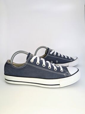 Converse All Stars Low Top Neutral Blue Trainers Sneakers Women's 9.5